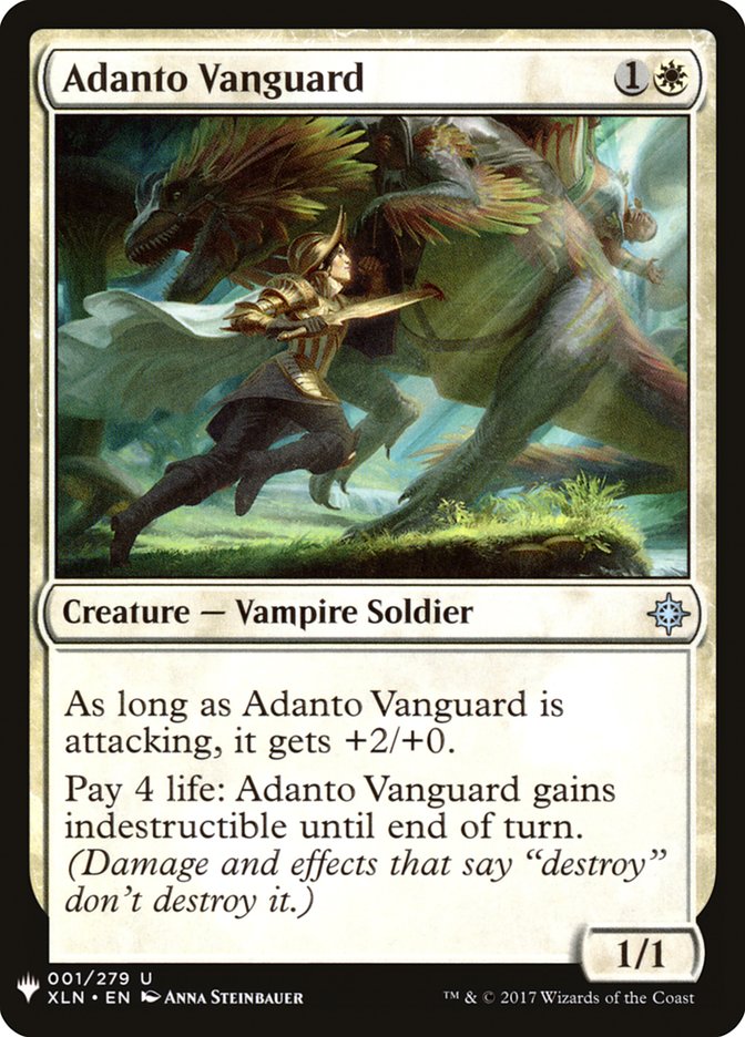 Adanto Vanguard - The List (PLST)