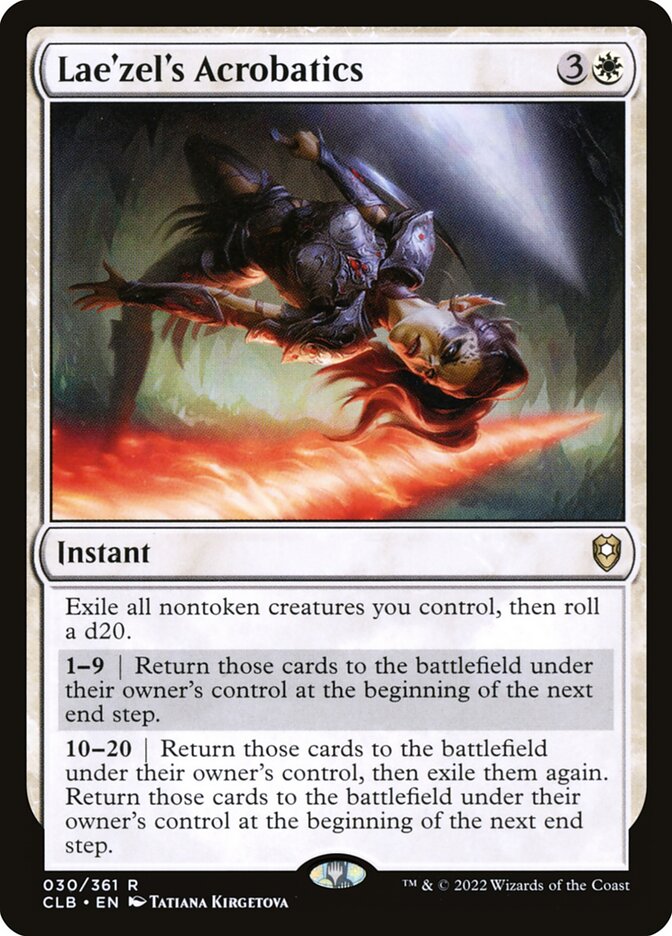 Lae'zel's Acrobatics (30) - Commander Legends: Battle for Baldur's Gate (CLB)