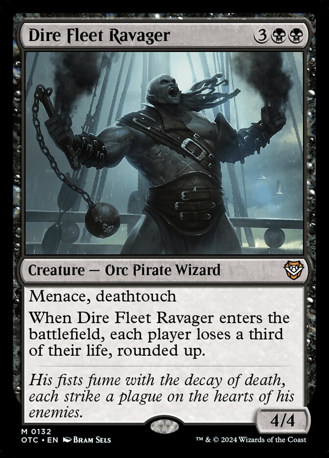 Dire Fleet Ravager (132) - Outlaws of Thunder Junction Commander (OTC)