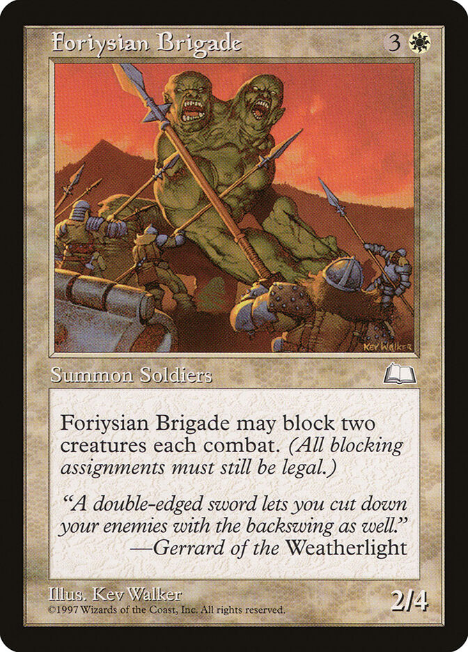 Foriysian Brigade (14) - Weatherlight (WTH)