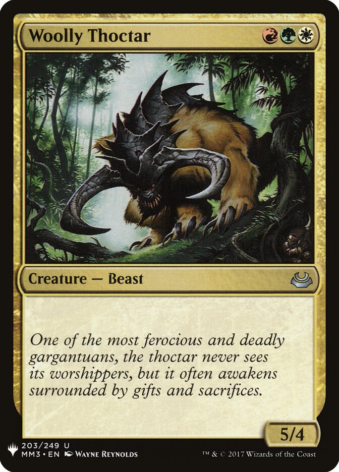 Woolly Thoctar (MM3-203) - The List (PLST)