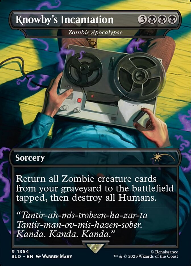 Knowby's Incantation - Zombie Apocalypse (1354) - Secret Lair Drop (SLD)