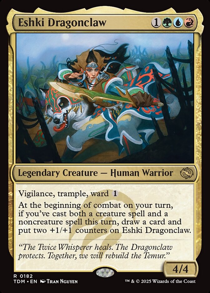 Eshki Dragonclaw (182) - Tarkir: Dragonstorm (TDM)