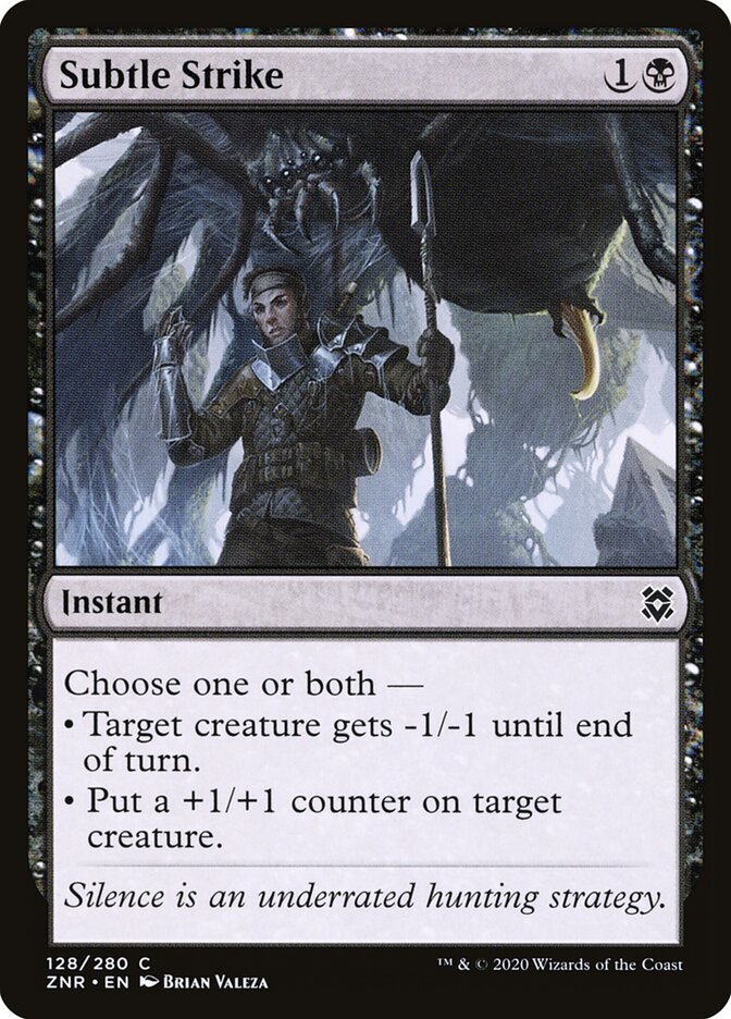 Subtle Strike (128) - Zendikar Rising (ZNR)