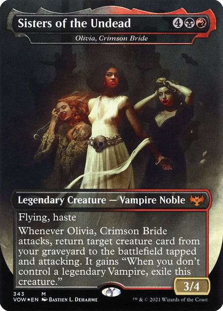 Sisters of the Undead - Olivia, Crimson Bride (343) - Innistrad: Crimson Vow (VOW)