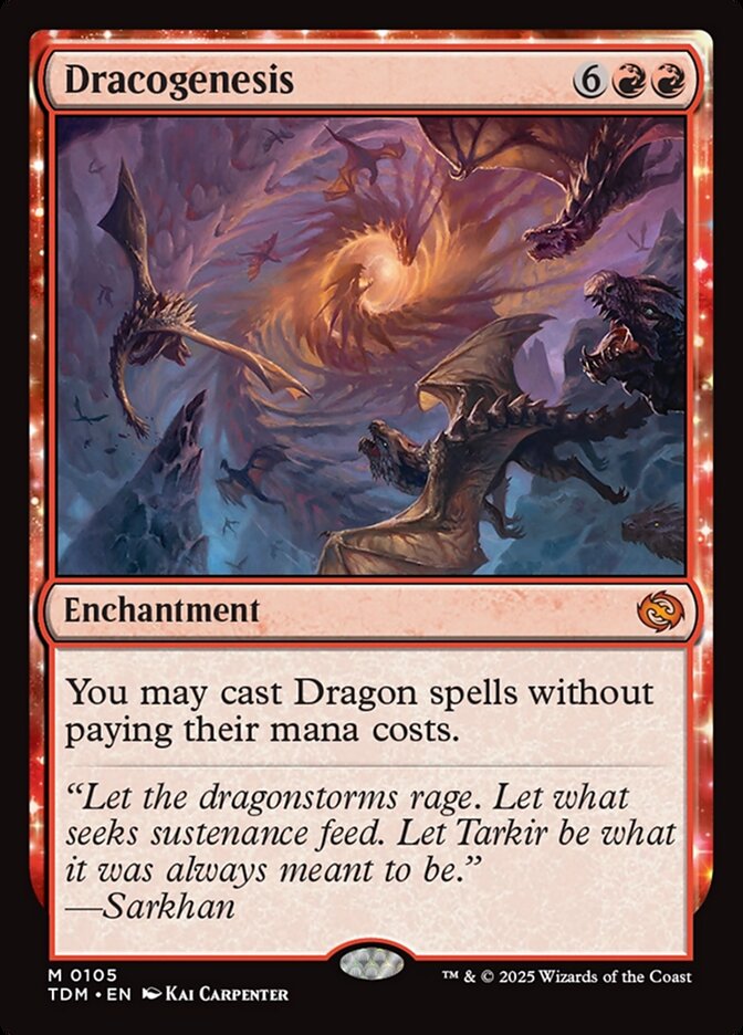 Dracogenesis (105) - [Foil] Tarkir: Dragonstorm (TDM)