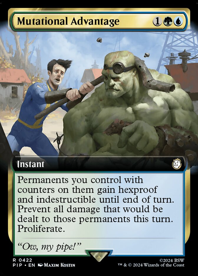 Mutational Advantage - [Foil, Extended Art] Fallout (PIP)