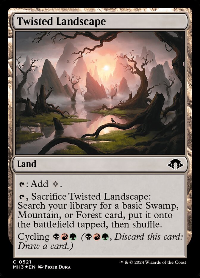 Twisted Landscape - [Foil] Modern Horizons 3 (MH3)