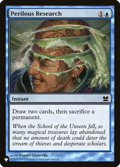 Perilous Research (MMA-58) - The List (PLST)