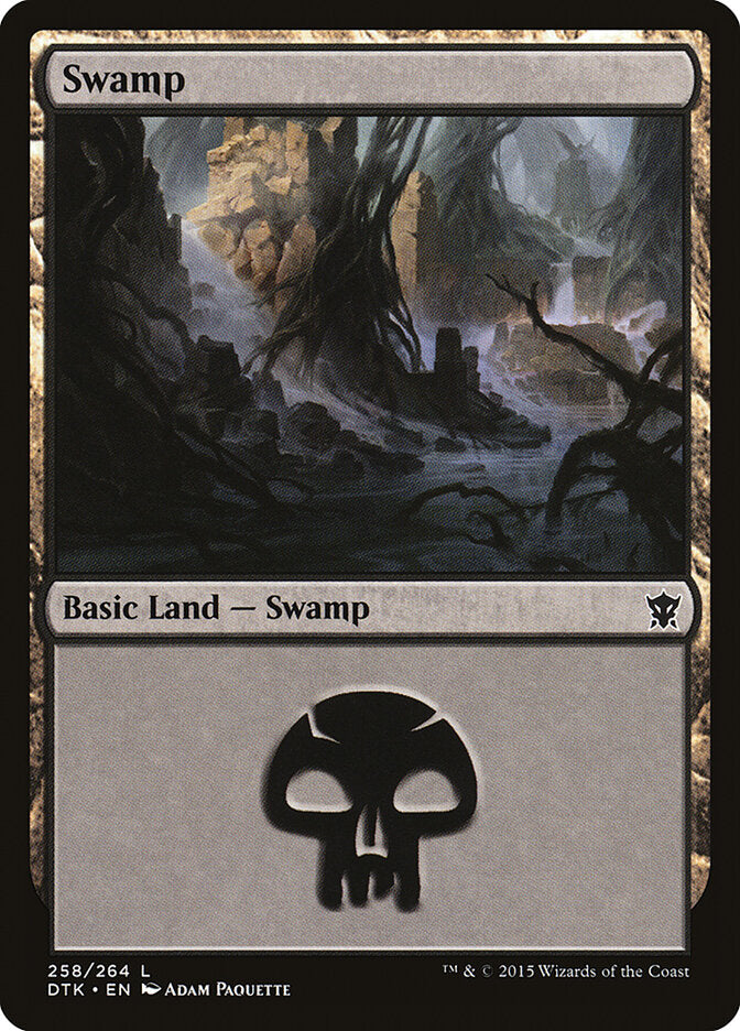 Swamp (258) - Dragons of Tarkir (DTK)