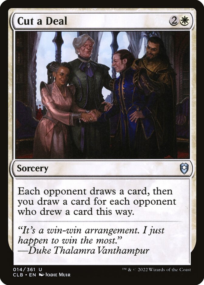 Cut a Deal (14) - Commander Legends: Battle for Baldur's Gate (CLB)