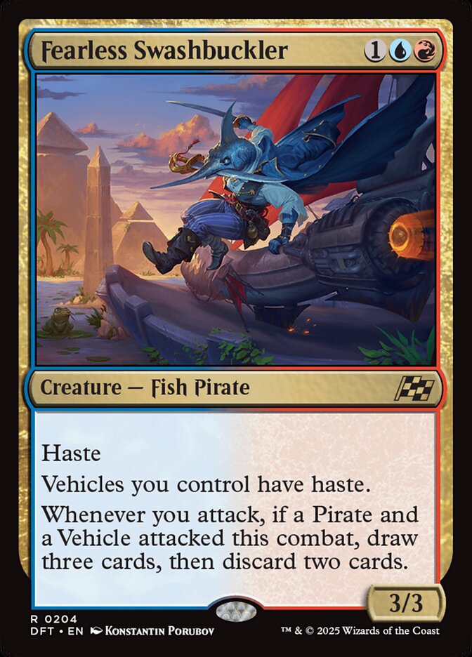 Fearless Swashbuckler (204) - Aetherdrift (DFT)