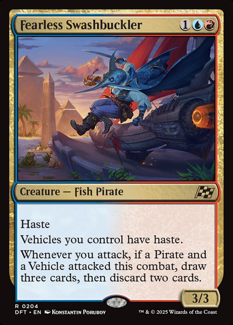 Fearless Swashbuckler (204) - Aetherdrift (DFT)
