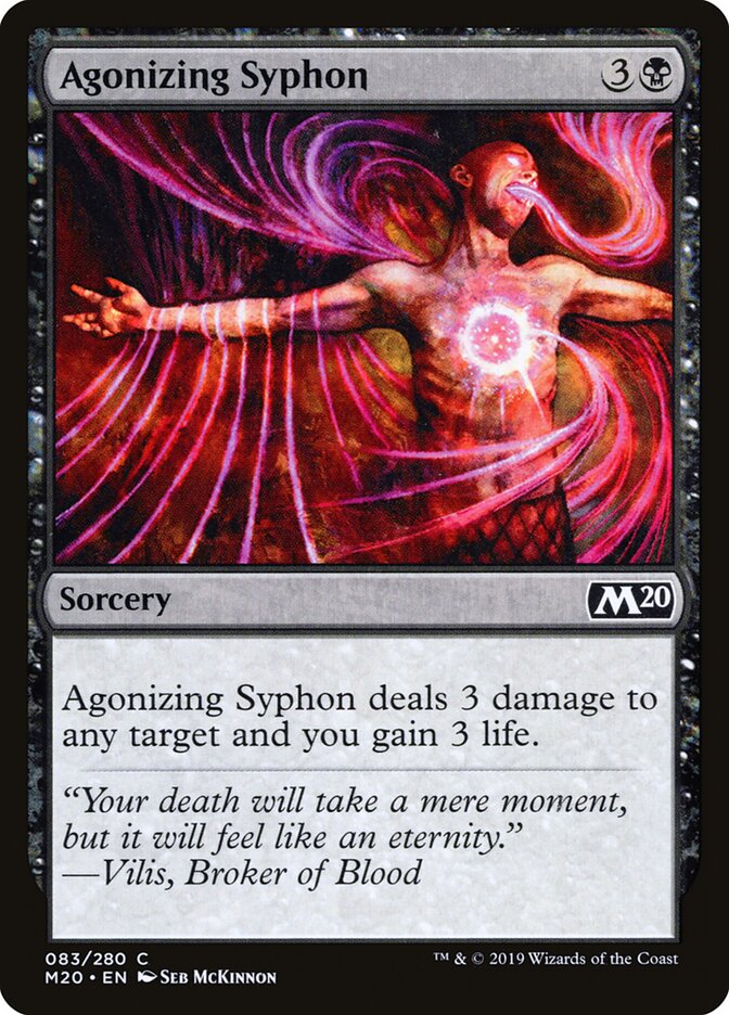 Agonizing Syphon (83) - Core Set 2020 (M20)