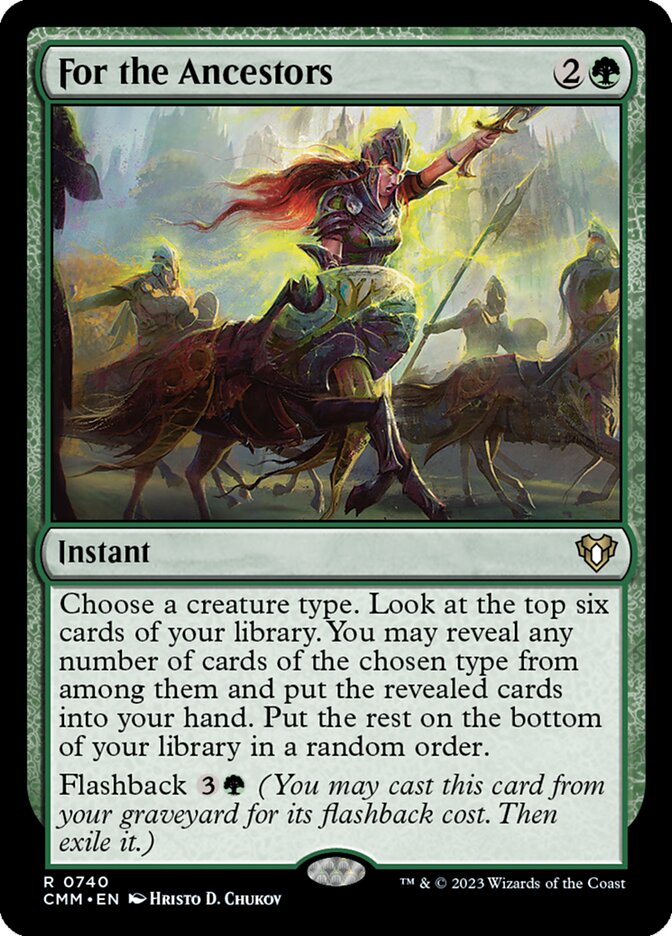 For the Ancestors (740) - Commander Masters (CMM)