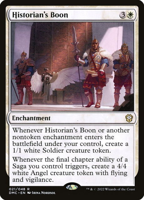 Historian's Boon (21) - Dominaria United Commander (DMC)