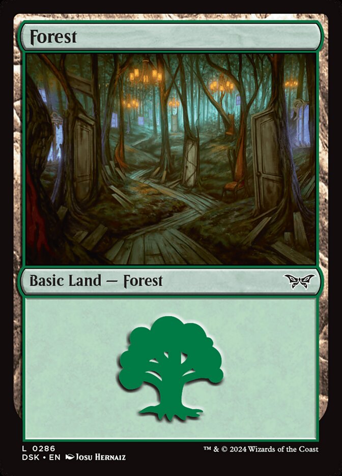 Forest (286) - [Foil] Duskmourn: House of Horror (DSK)