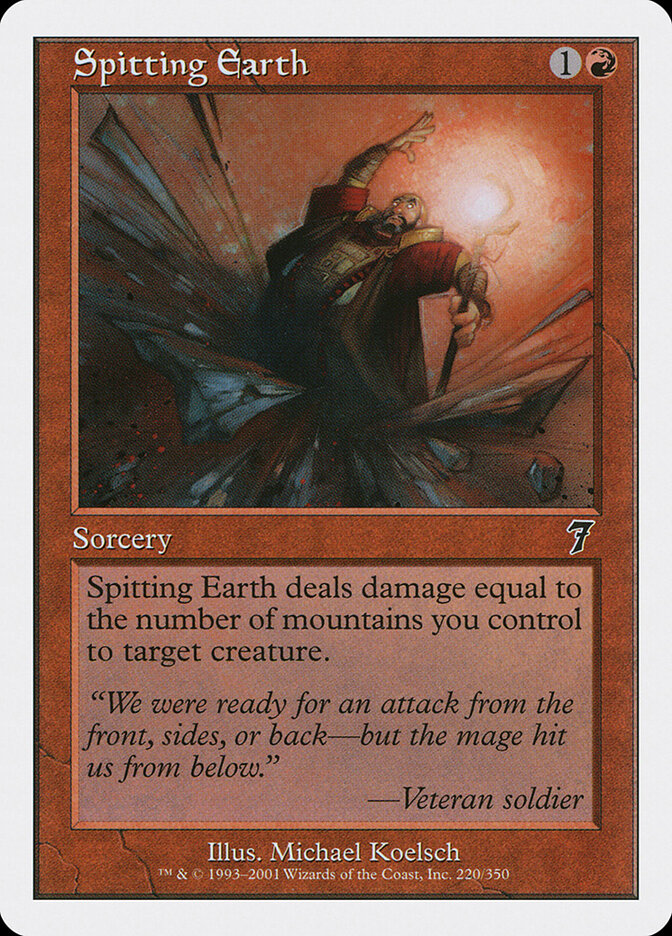 Spitting Earth (220) - Seventh Edition (7ED)
