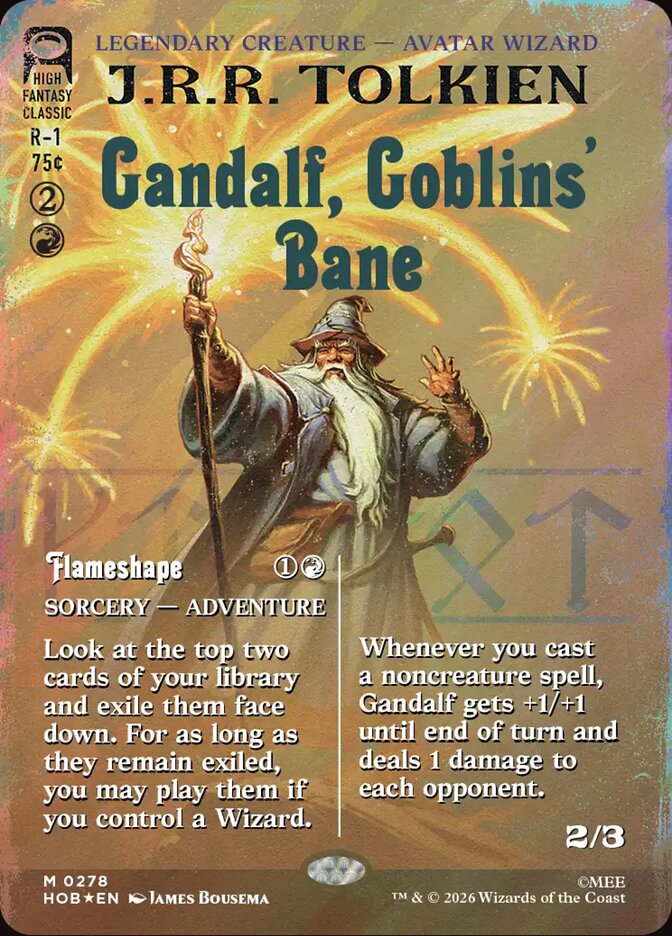 Gandalf, Goblins' Bane // Flameshape (278) - The Hobbit (HOB)