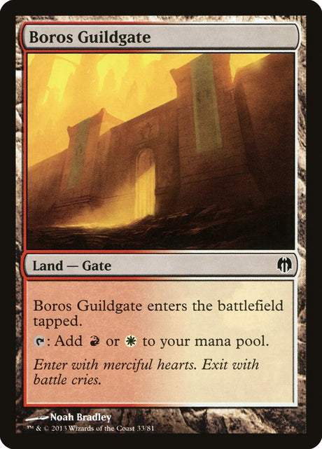 Boros Guildgate (33) - Duel Decks: Heroes vs. Monsters (DDL)