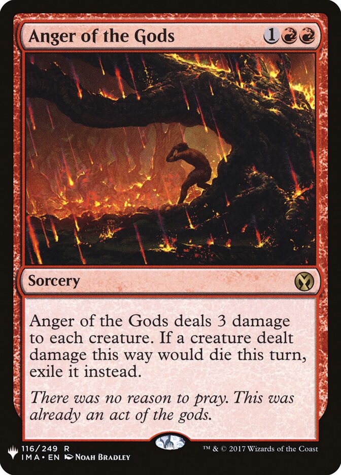 Anger of the Gods (IMA-116) - The List (PLST)