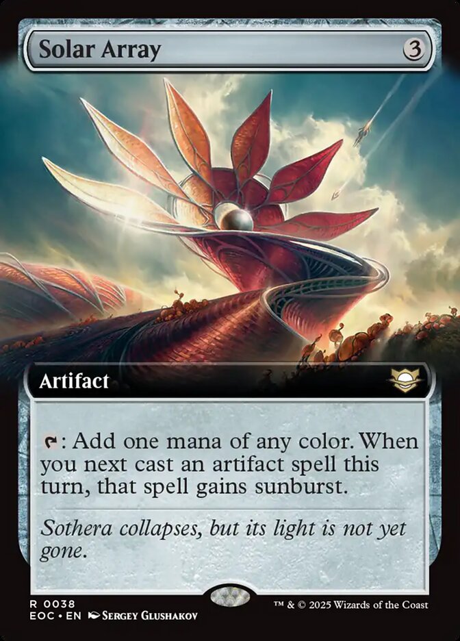 Solar Array (38) - Edge of Eternities Commander (EOC)
