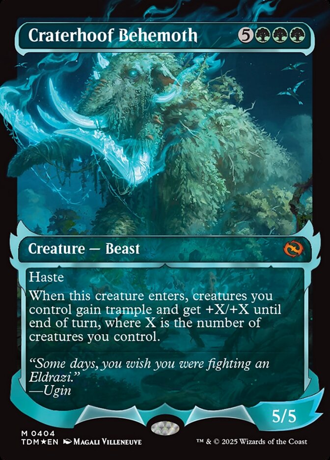 Craterhoof Behemoth (404) - Tarkir: Dragonstorm (TDM)