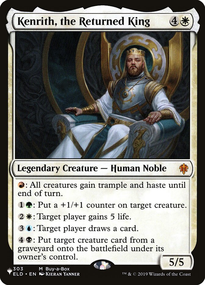Kenrith, the Returned King (ELD-303) - The List (PLST)