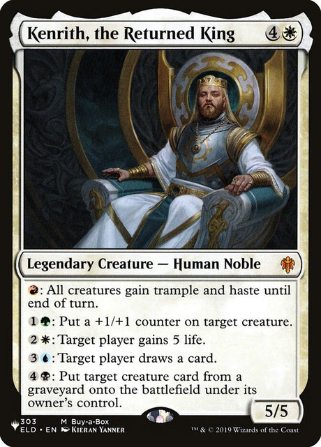 Kenrith, the Returned King (ELD-303) - The List (PLST)
