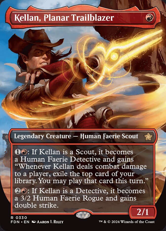 Kellan, Planar Trailblazer - [Borderless] Foundations (FDN)