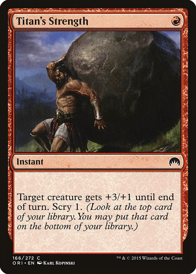 Titan's Strength (166) - Magic Origins (ORI)