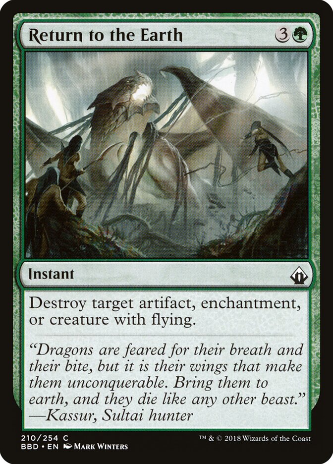 Return to the Earth (210) - Battlebond (BBD)