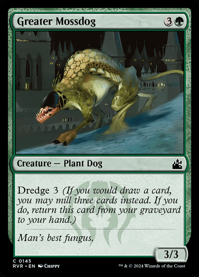 Greater Mossdog (145) - Ravnica Remastered (RVR)