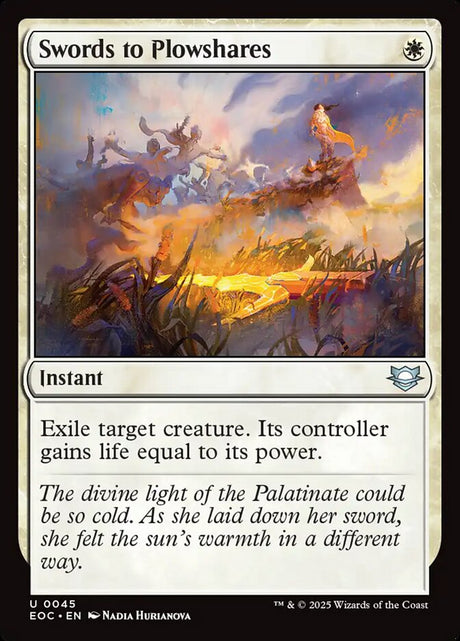 Swords to Plowshares (45) - Edge of Eternities Commander (EOC)