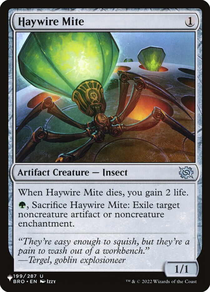 Haywire Mite (BRO-199) - The List (PLST)