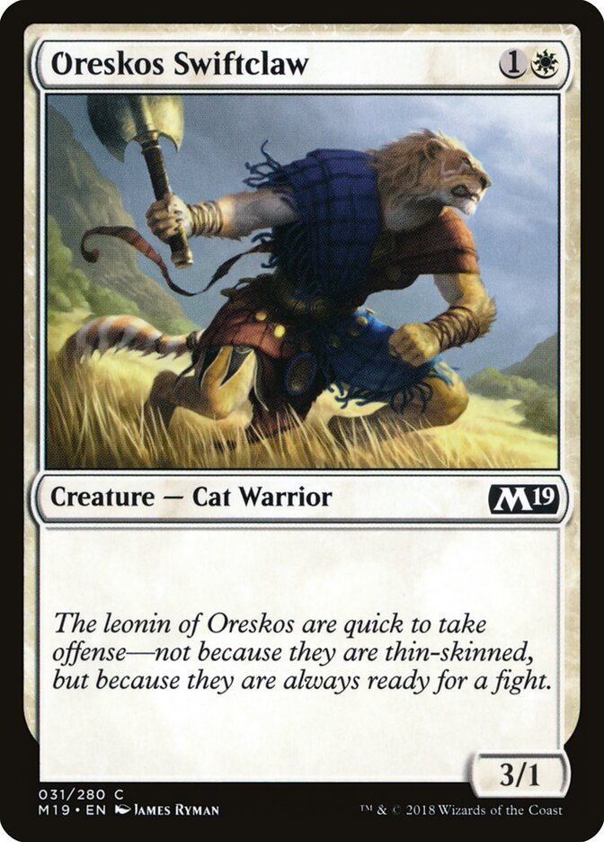 Oreskos Swiftclaw (31) - Core Set 2019 (M19)