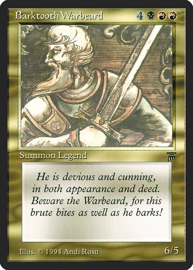 Barktooth Warbeard (221) - Legends (LEG)