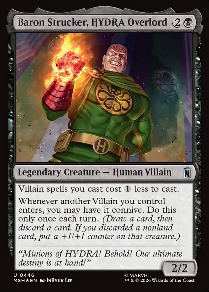 Baron Strucker, HYDRA Overlord (446) - Marvel Super Heroes (MSH)