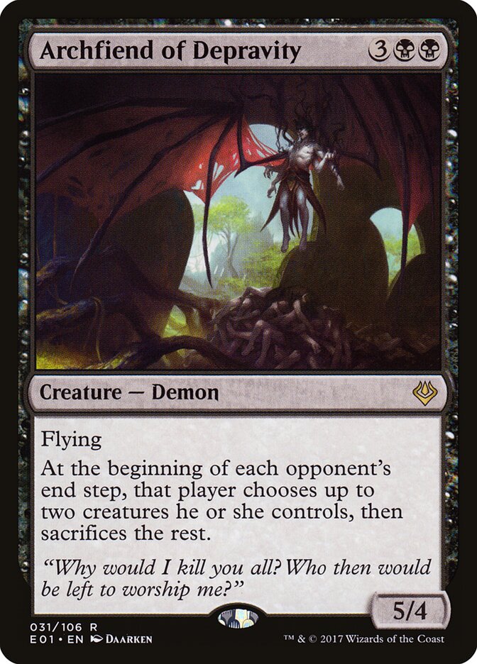 Archfiend of Depravity (31) - Archenemy: Nicol Bolas (E01)