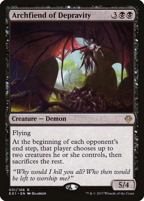 Archfiend of Depravity (31) - Archenemy: Nicol Bolas (E01)