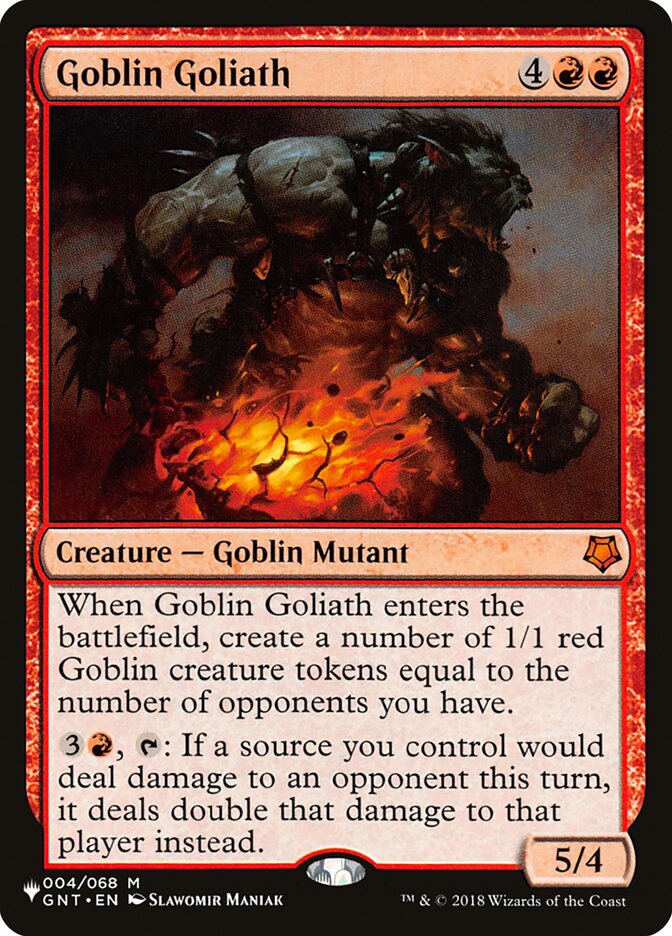 Goblin Goliath (GNT-4) - The List (PLST)
