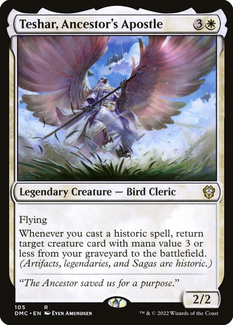 Teshar, Ancestor's Apostle (105) - Dominaria United Commander (DMC)