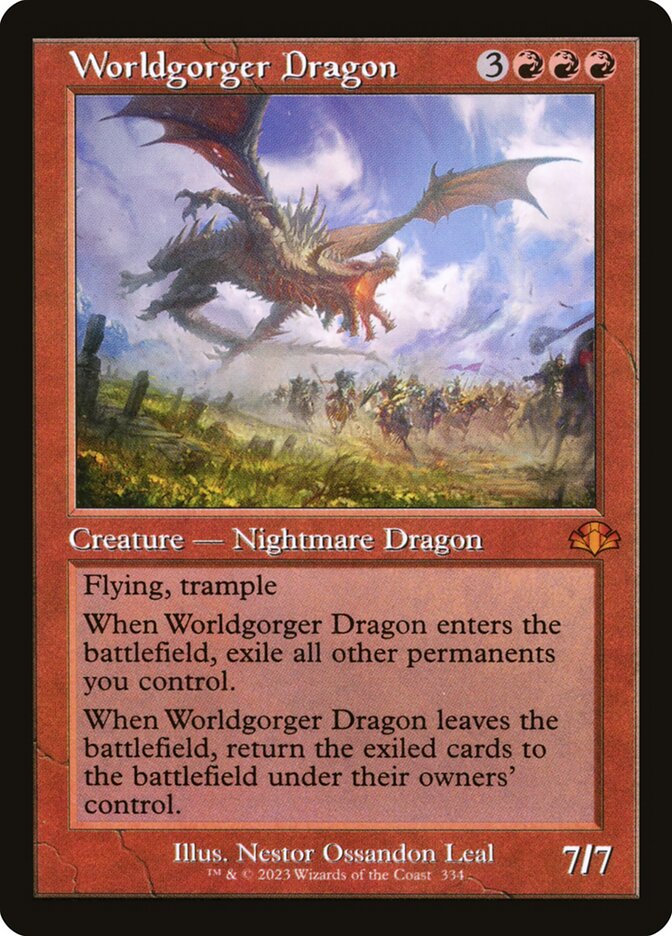 Worldgorger Dragon (334) - Dominaria Remastered (DMR)
