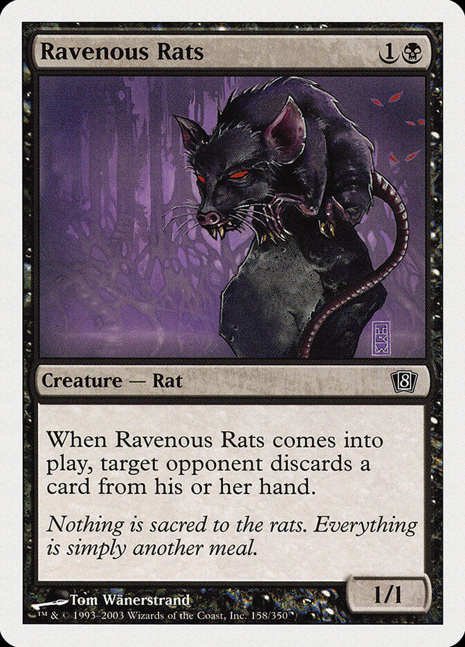 Ravenous Rats (158) - Eighth Edition (8ED)