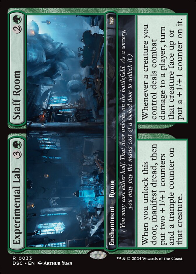 Experimental Lab // Staff Room (33) - Duskmourn: House of Horror Commander (DSC)