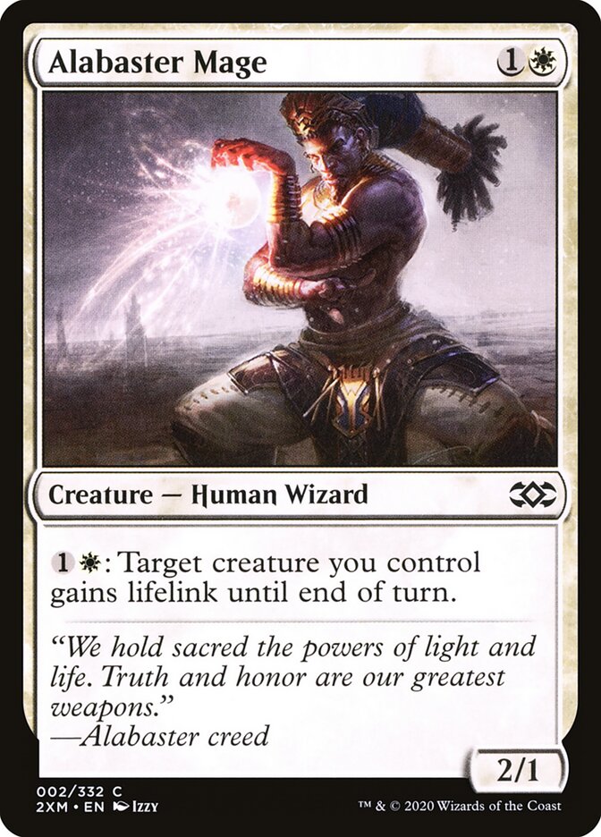 Alabaster Mage (2) - Double Masters (2XM)