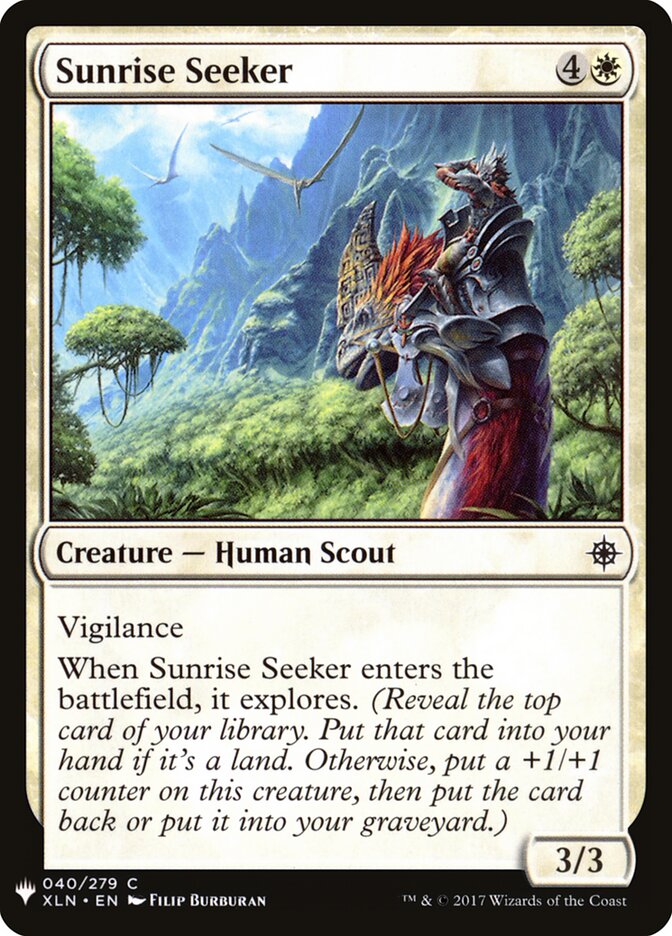 Sunrise Seeker (XLN-40) - The List (PLST)