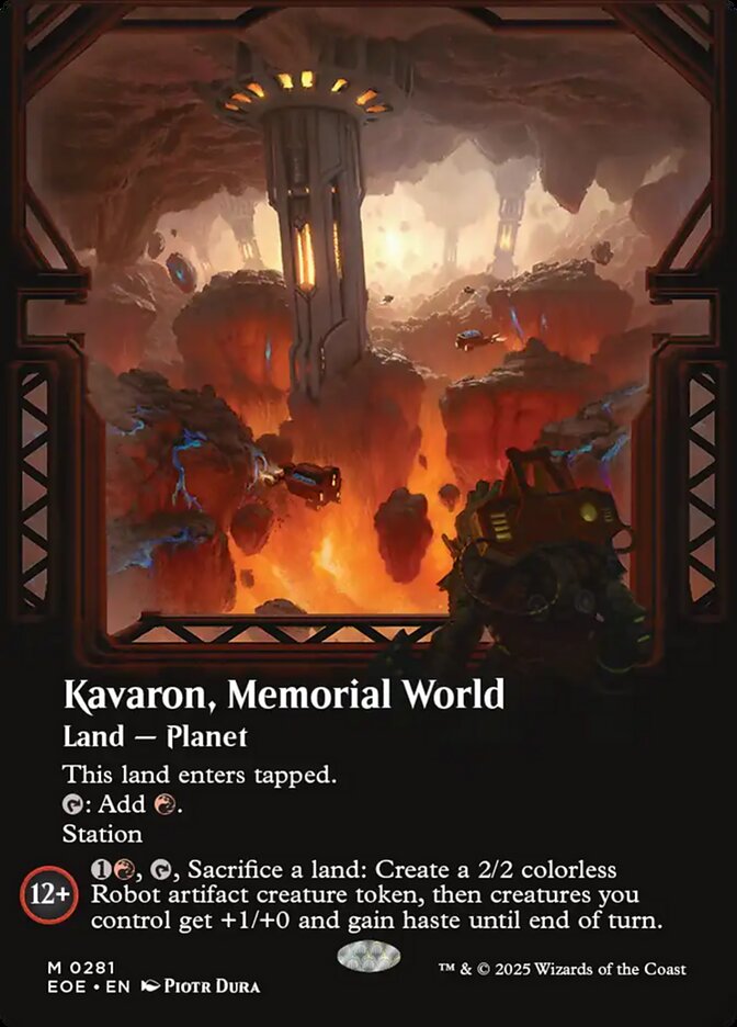 Kavaron, Memorial World (281) - [Extended Art] Edge of Eternities (EOE)