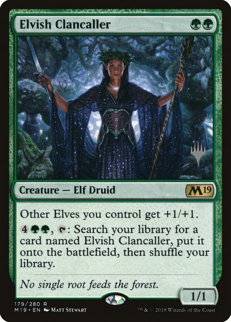 Elvish Clancaller (179p) - Core Set 2019 Promos (PM19)