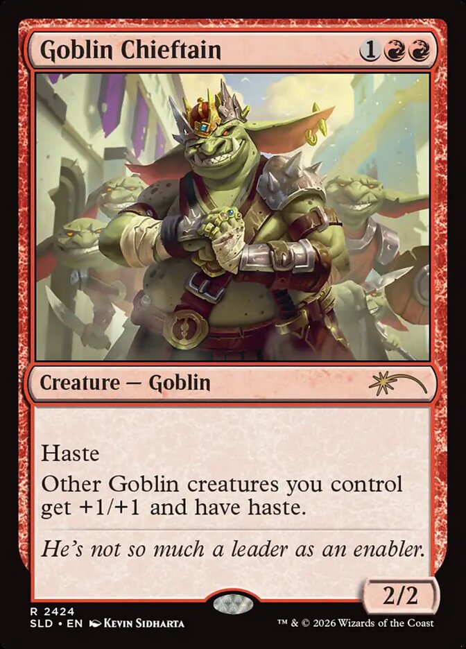 Goblin Chieftain (2424) - Secret Lair Drop (SLD)